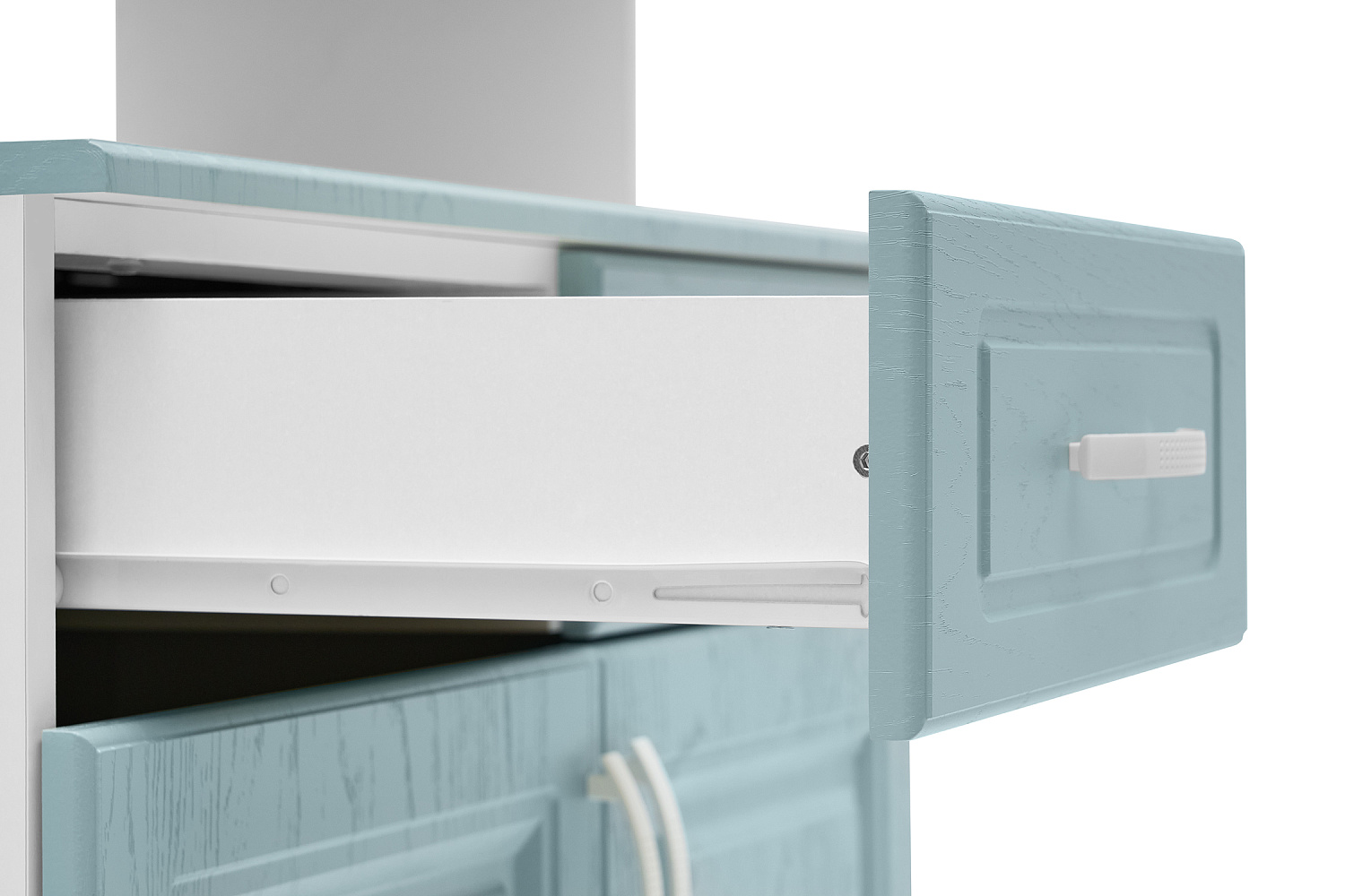 Буфет Констанция 2-х створчатый голубой