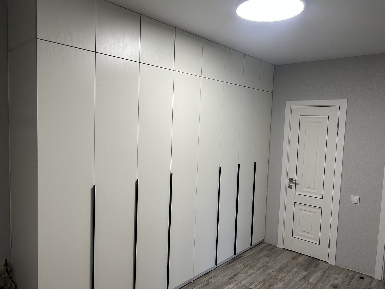 Комплект шкафов Тивина 3.2 м с антресолью белый текстурный