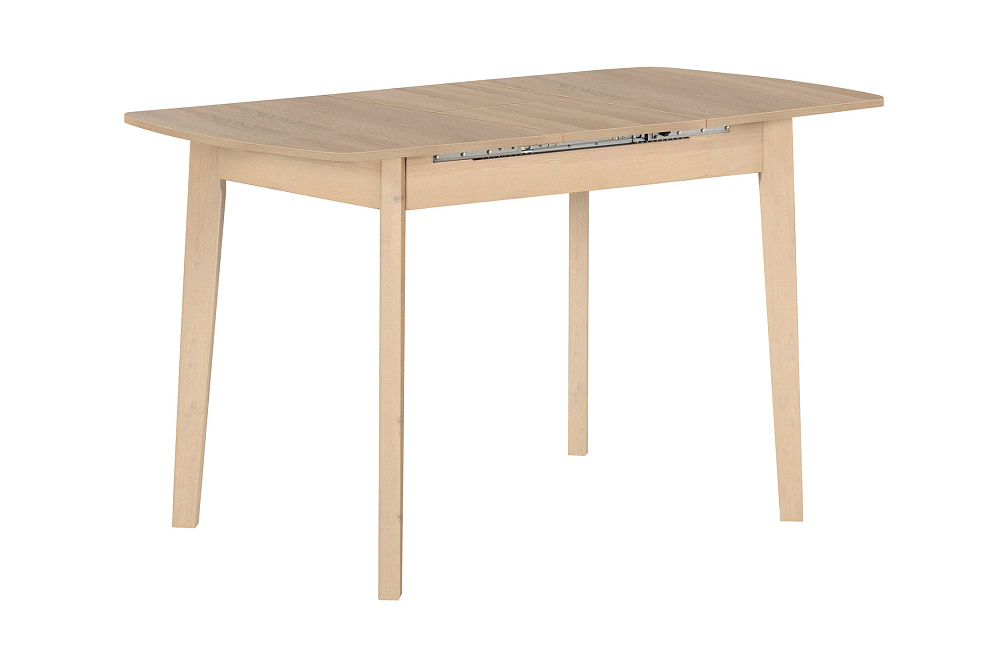 Стол обеденный раздвижной овальный дуб натуральный / дуб сонома