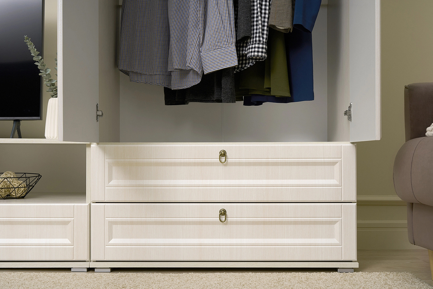 Стенка Престиж-1 №3 cандал светлый