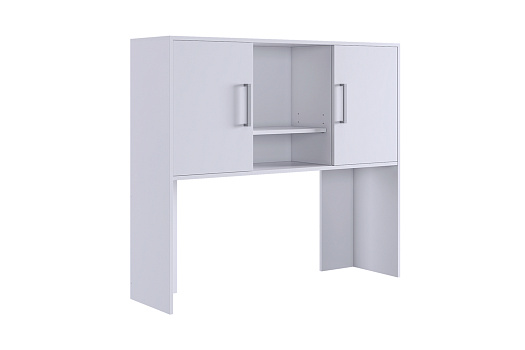 Надстройка для стола компьютерного Лайт-2 белый