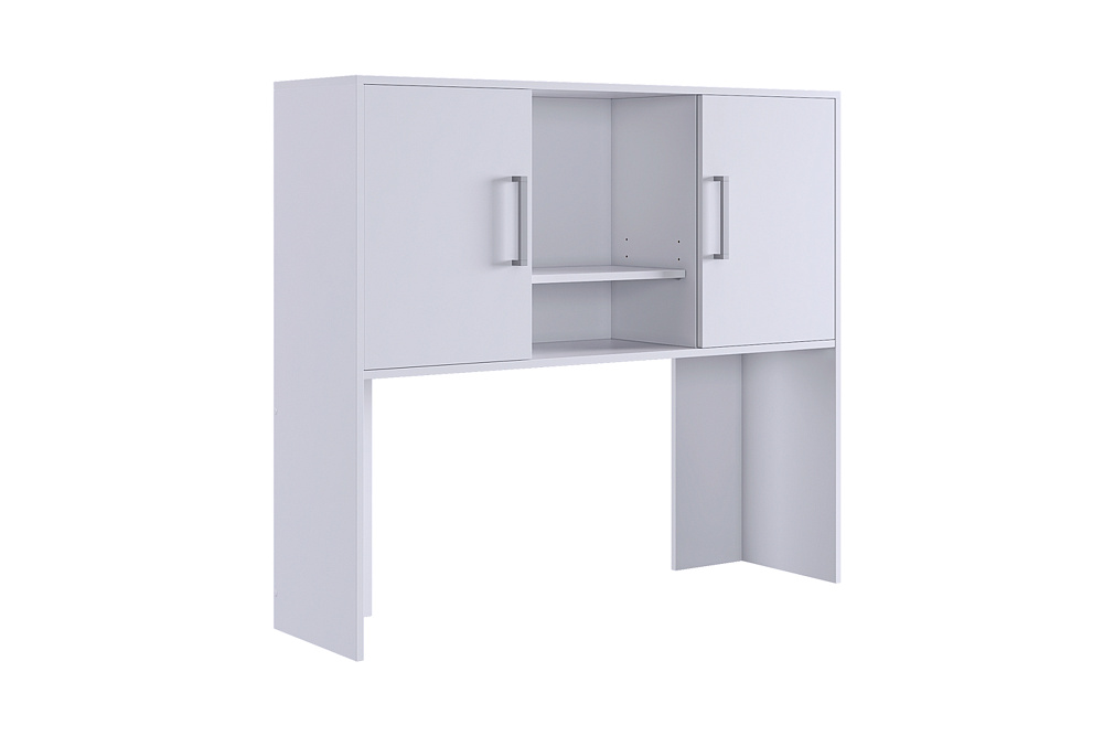 Надстройка для стола компьютерного Лайт-2 белый