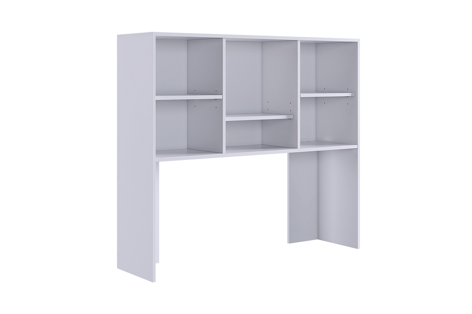 Надстройка для стола компьютерного Лайт-2 белый