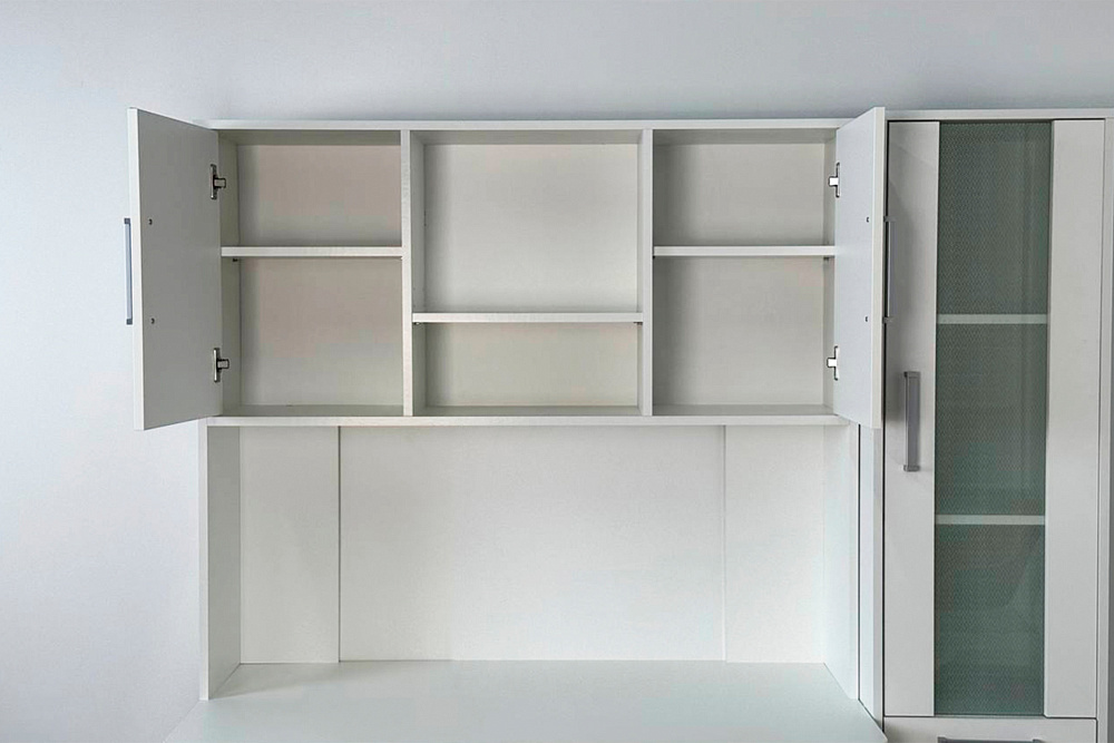 Надстройка для стола компьютерного Лайт-2 белый