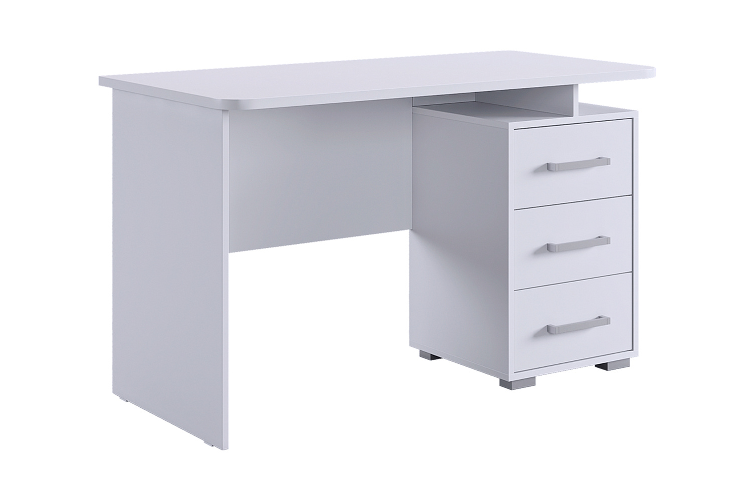 Стол компьютерный Лайт-2 белый