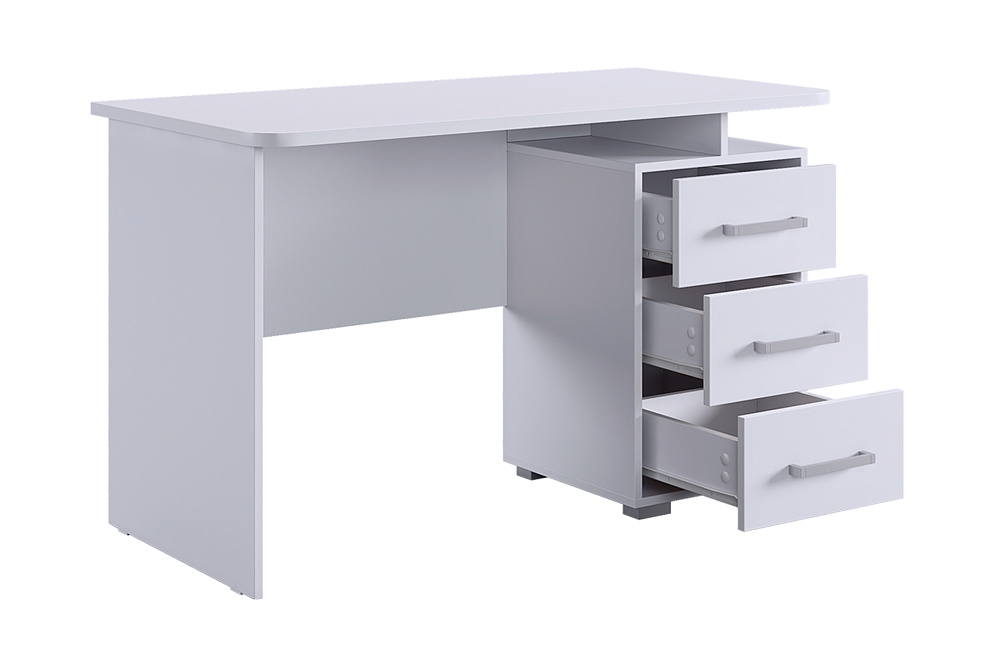 Стол компьютерный Лайт-2 белый