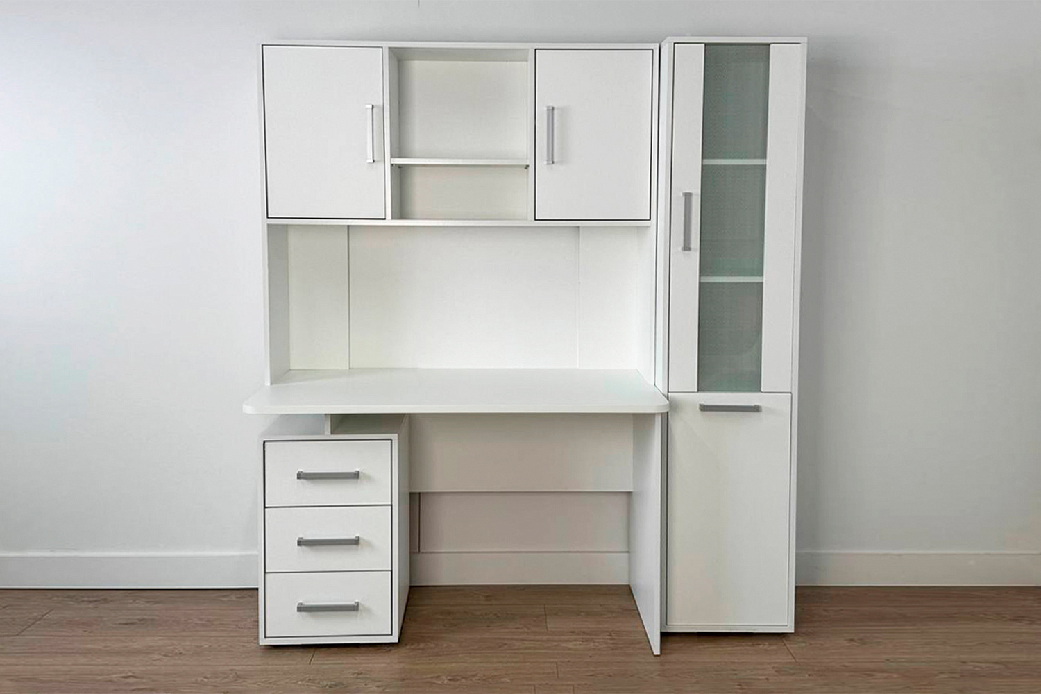 Стол компьютерный Лайт-2 белый