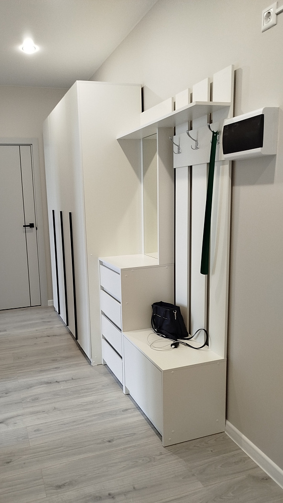 Шкаф 4-х створчатый Тивина графит серый