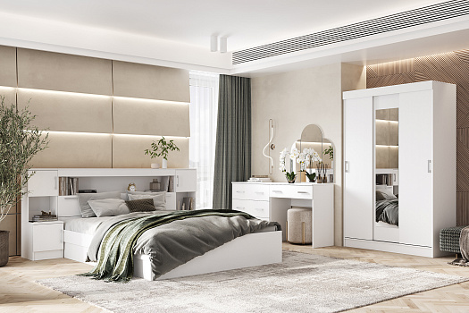 Спальня Бассо белая
