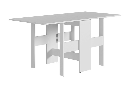 Стол-книжка №1 белый гладкий