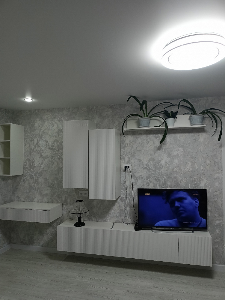 Стенка Сканди серый шифер / грин грей софт  