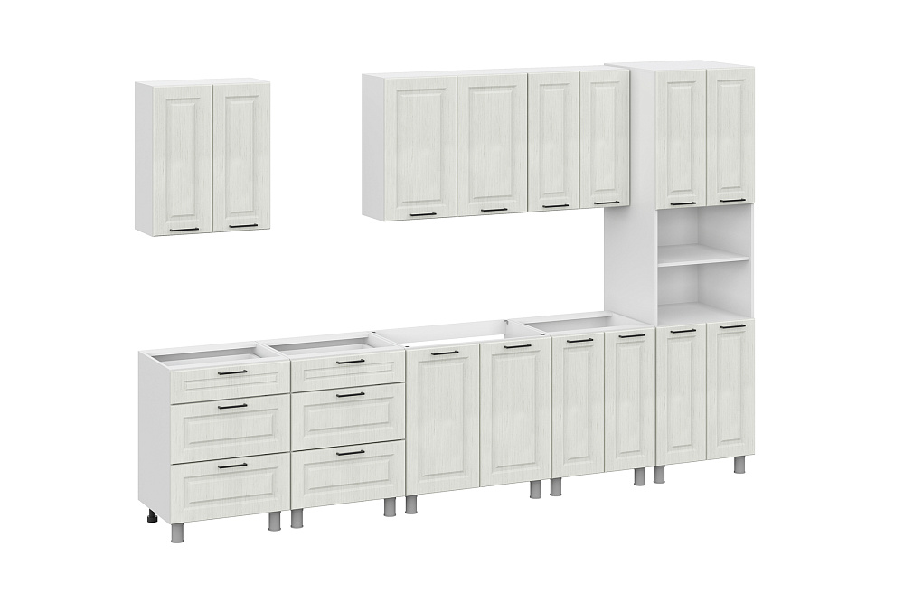 Модульная кухня Портленд карельская береза