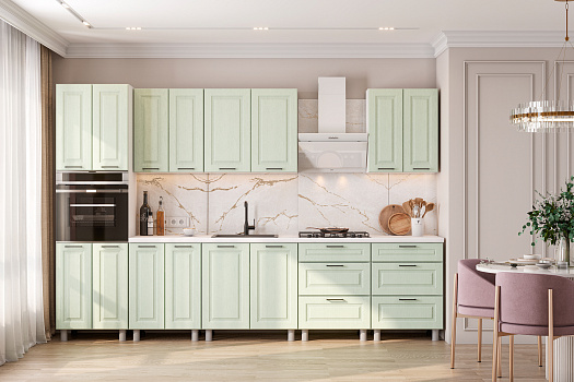 Модульная кухня Портленд шато мята