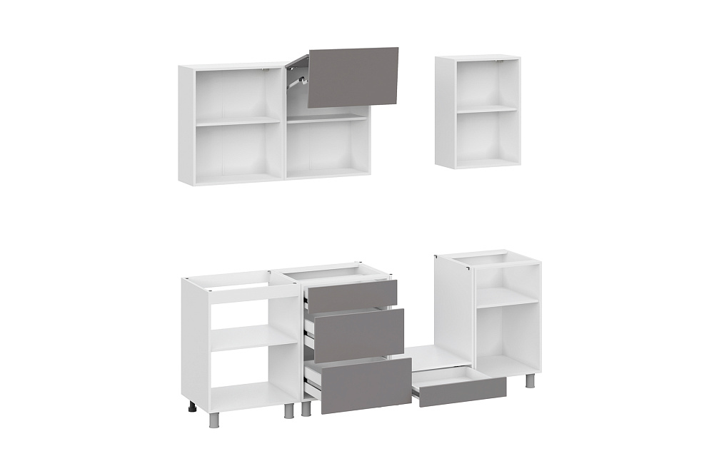 Модульная кухня Аттика грей