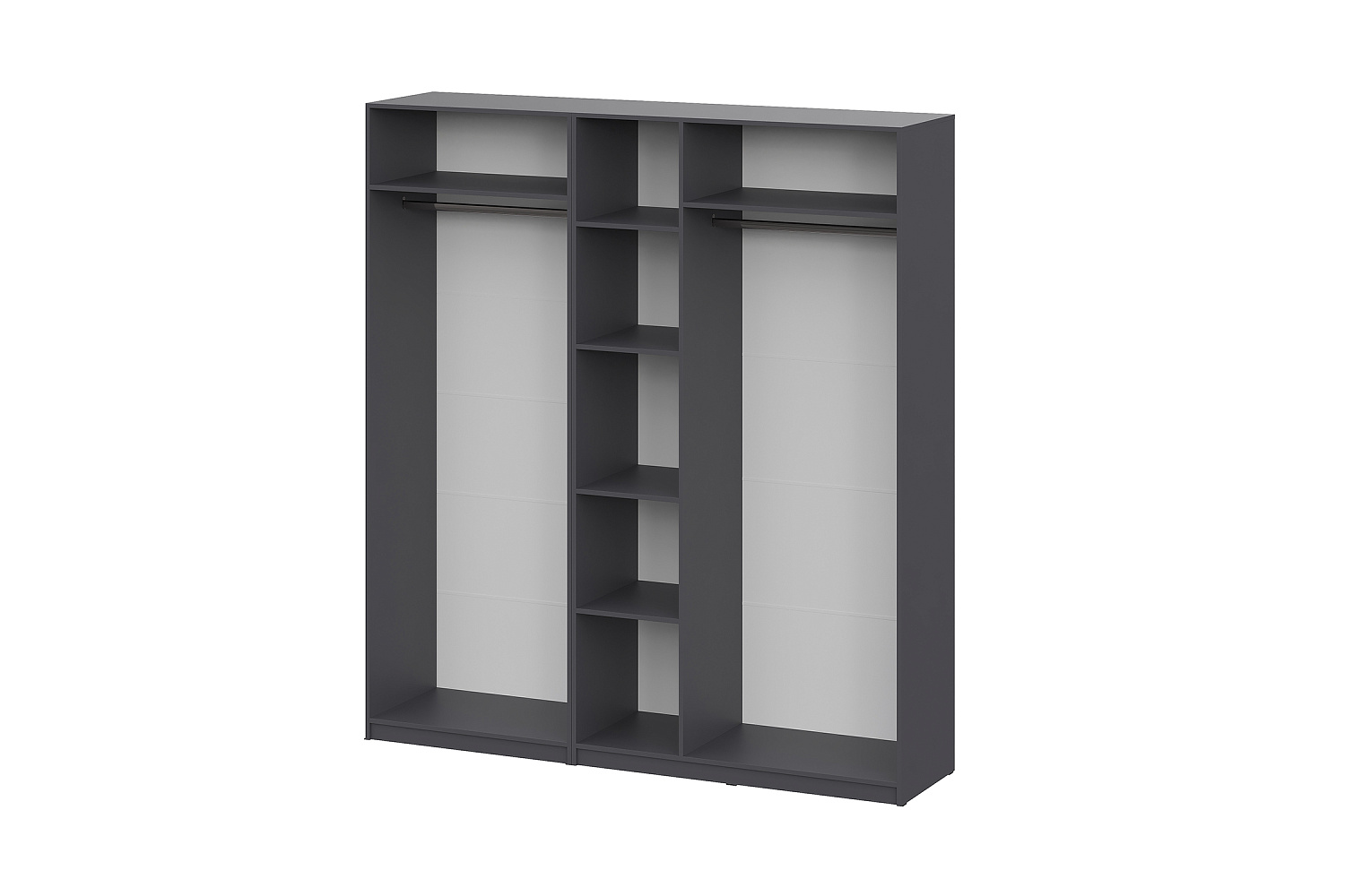 Комплект шкафов Тивина 2 м графит серый