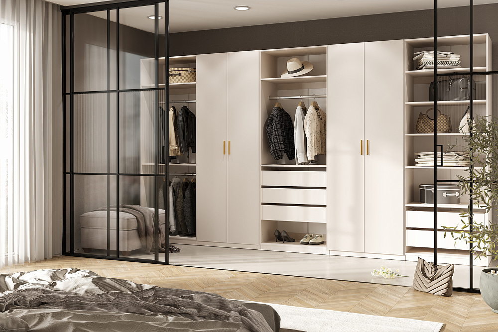 Модульная гардеробная Теларо кашемир