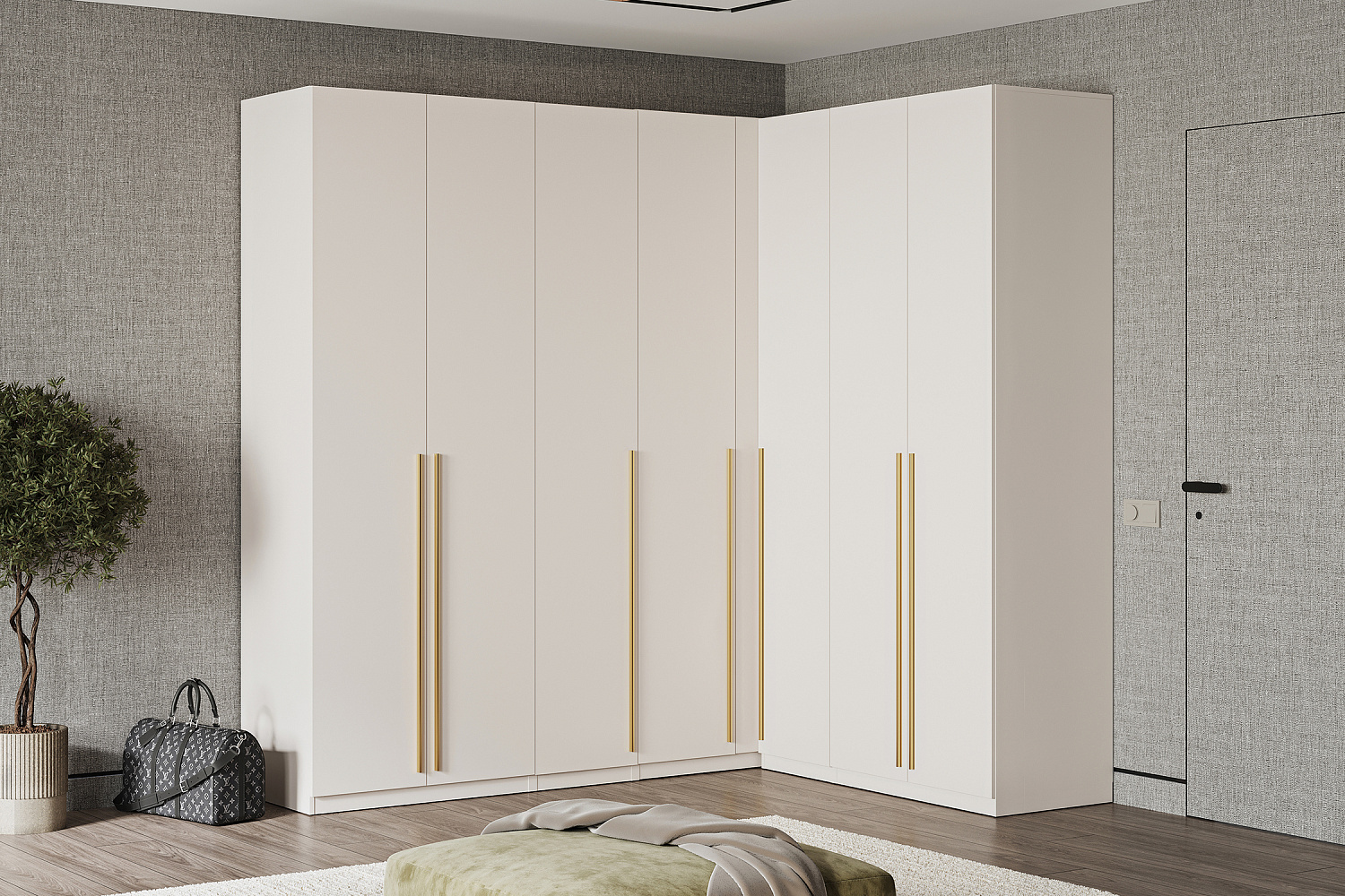 Модульная гардеробная Теларо кашемир