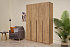 Шкаф 4-х створчатый Тивина дуб золотой