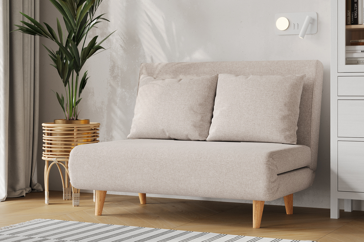 Диван откидной Лив бежевый