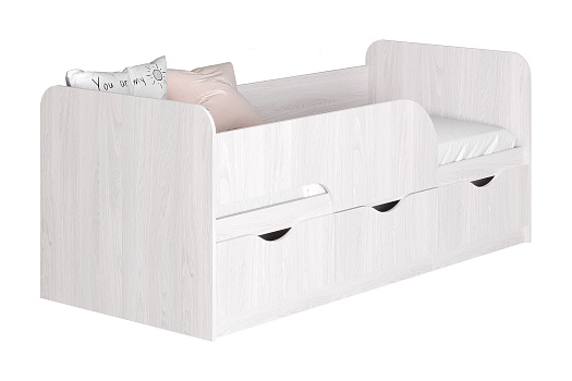 Кровать односпальная Стандарт ясень белый