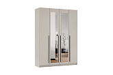 Шкаф 4-х створчатый Берген 1.6 м с зеркалами кашемир