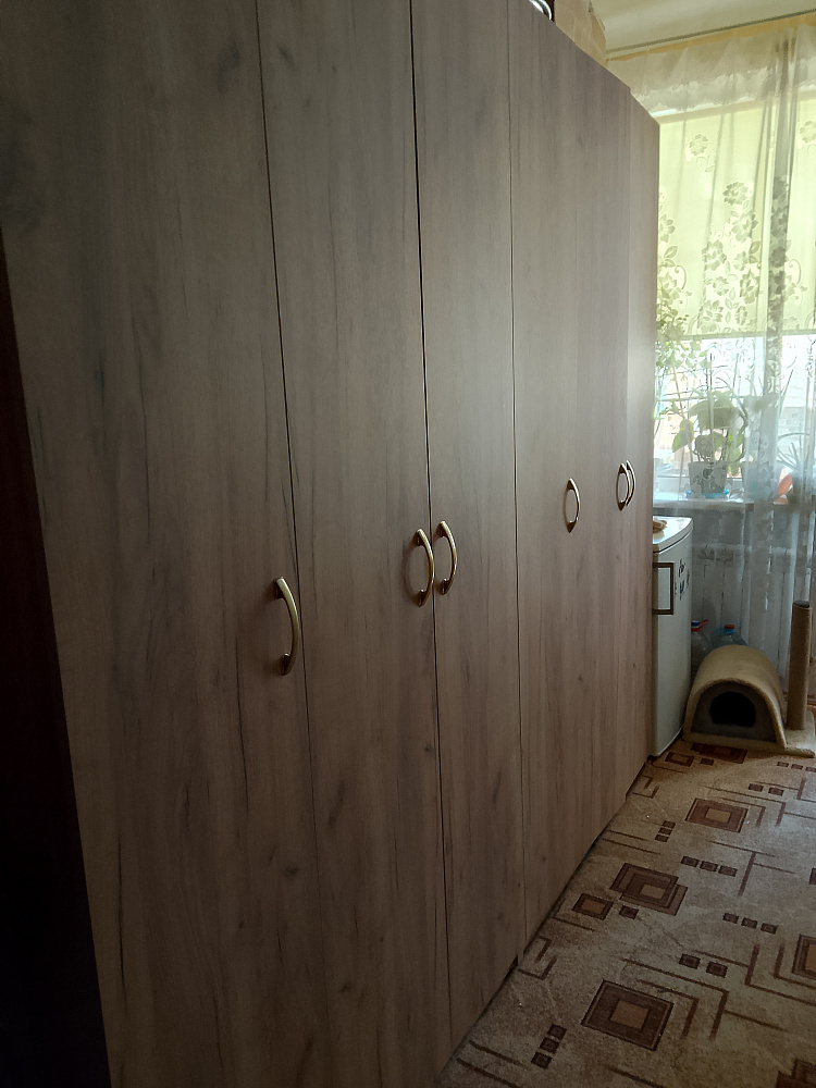 Шкаф 3-х створчатый Тивина графит серый