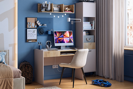 Детская Доминика кашемир / дуб крафт золотой