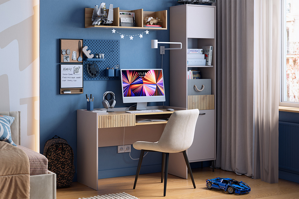 Детская Доминика кашемир / дуб крафт золотой