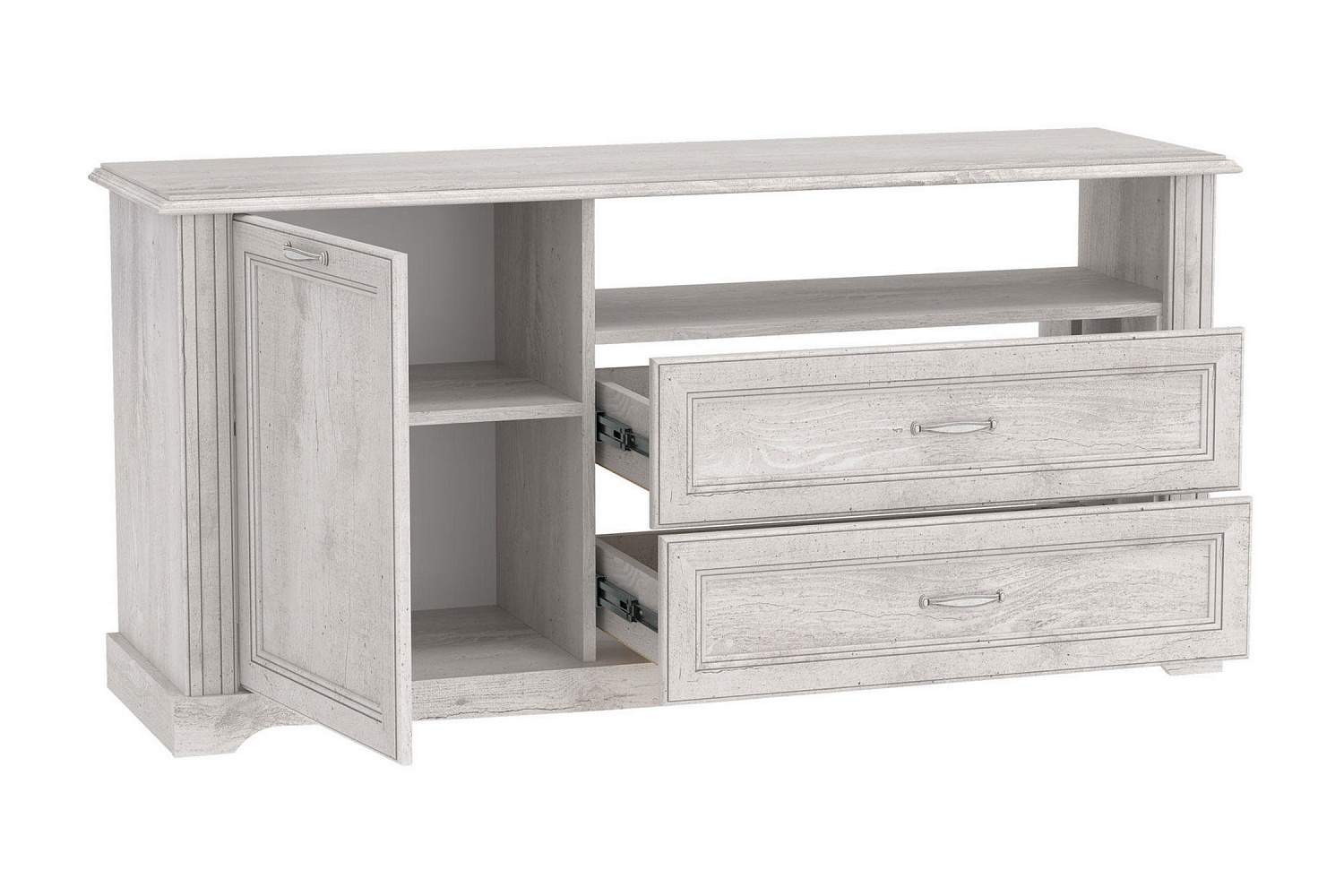 ТВ-тумба Сохо 32.16 бетон пайн белый