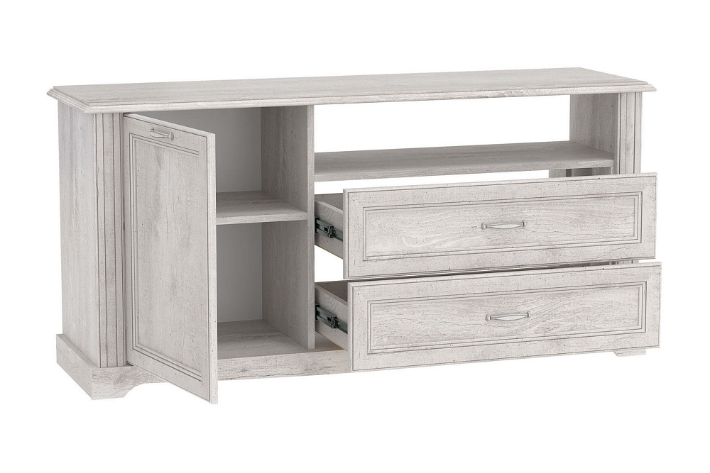 ТВ-тумба Сохо 32.16 бетон пайн белый