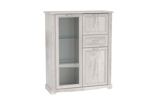 Шкаф комбинированный Сохо 32.09 бетон пайн белый