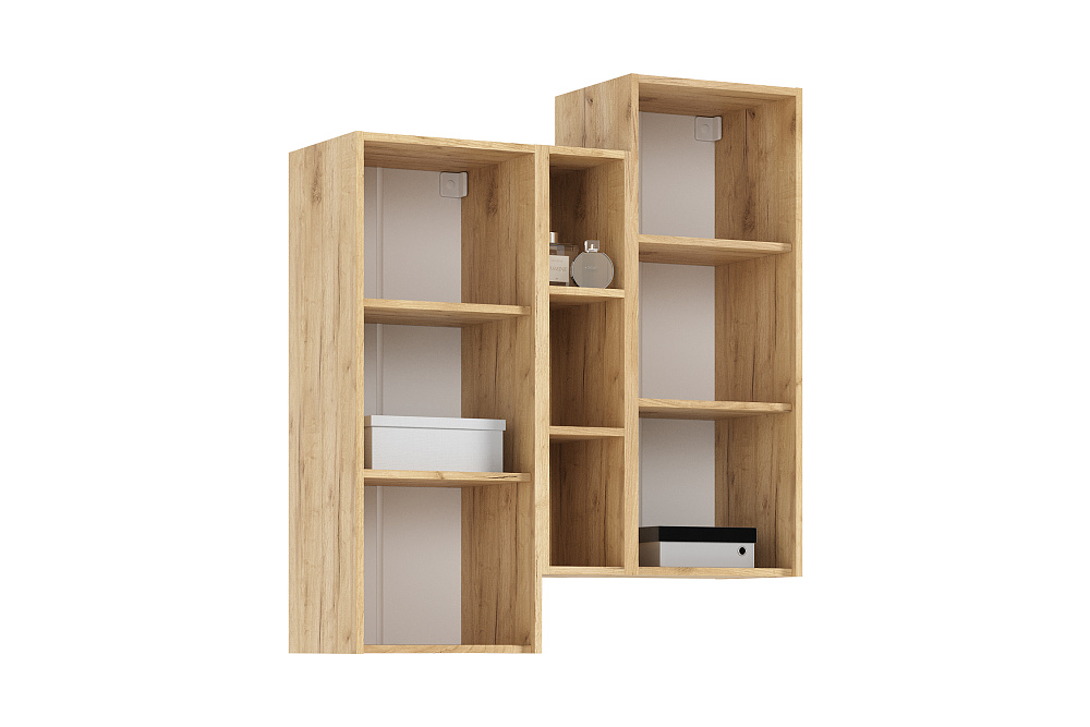 Шкаф навесной Флэш дуб крафт / браш графит