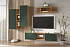 Модульная гостиная Флэш дуб крафт / браш мени грин