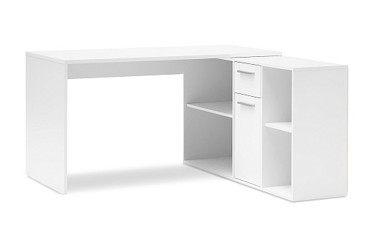 Стол письменный Лайт 03.245 F белый шагрень