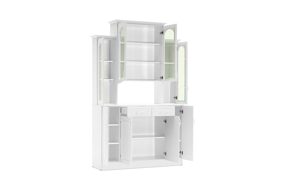 Буфет Констанция 4-х створчатый белый матовый