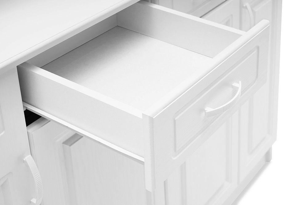 Буфет Констанция 4-х створчатый белый матовый