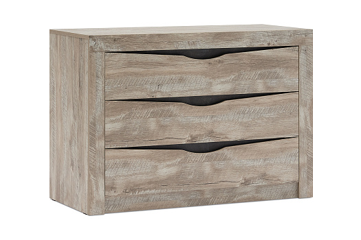 Комод Ривьера дуб юкон / бетон темный