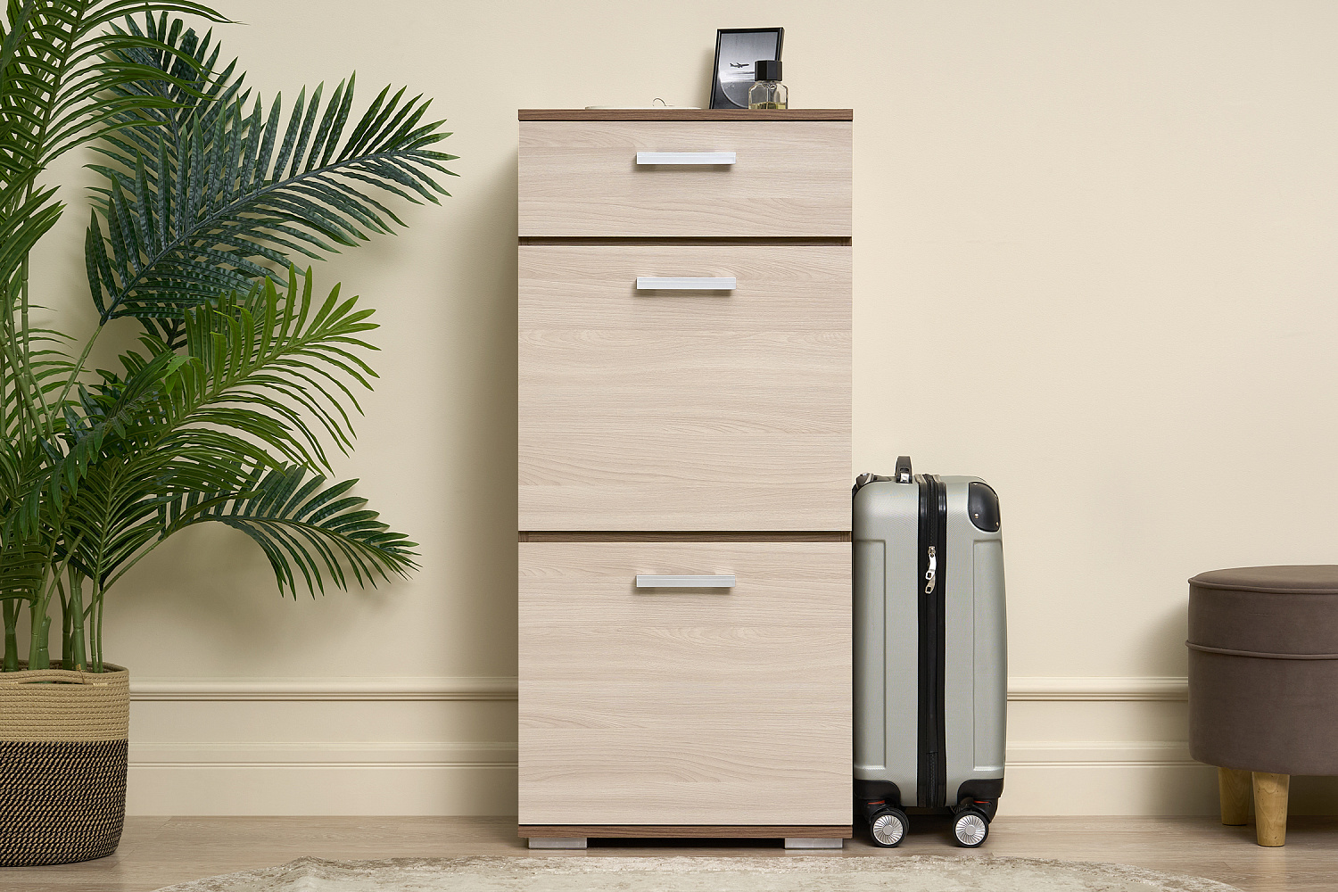 Тумба высокая Ника ясень шимо