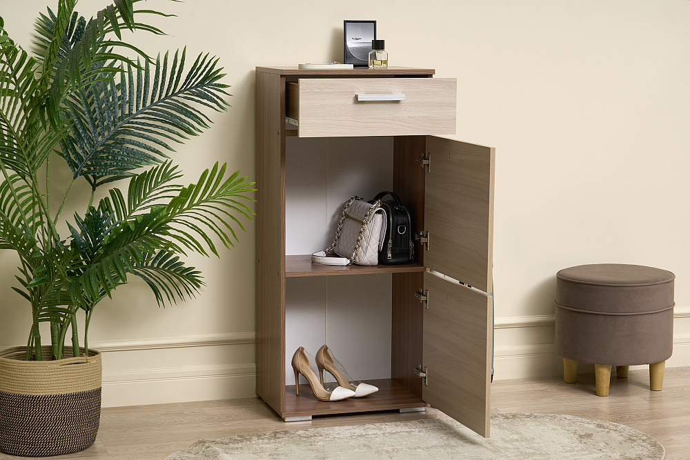 Тумба высокая Ника ясень шимо