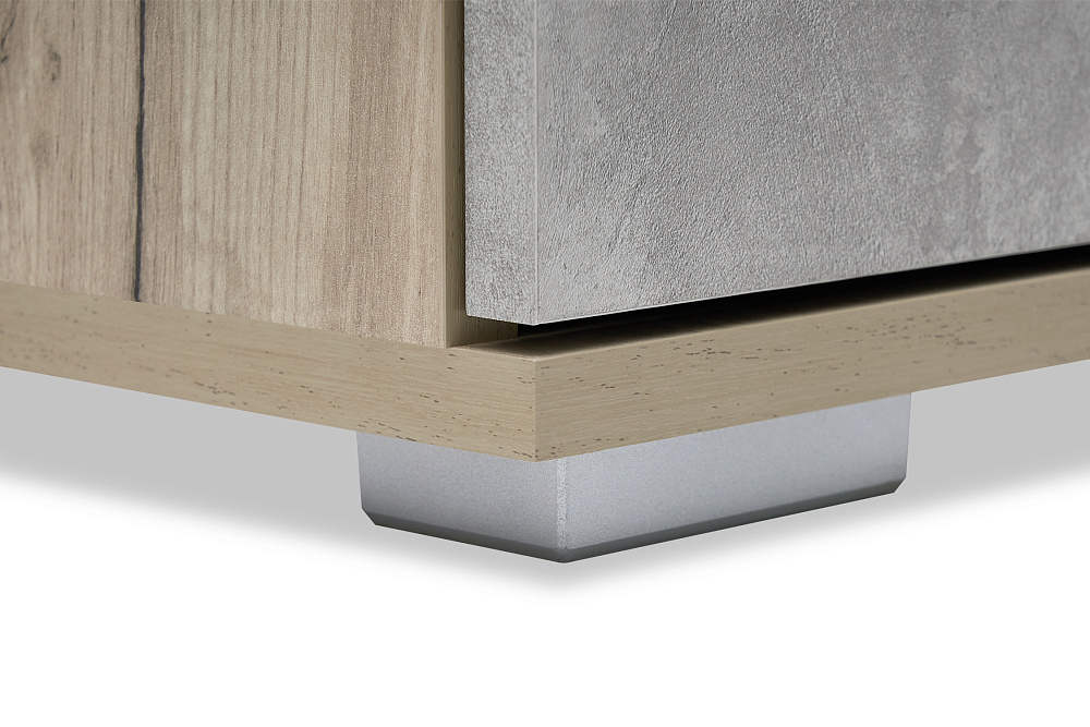 Тумба для обуви Бостон дуб крафт серый / бетонный камень