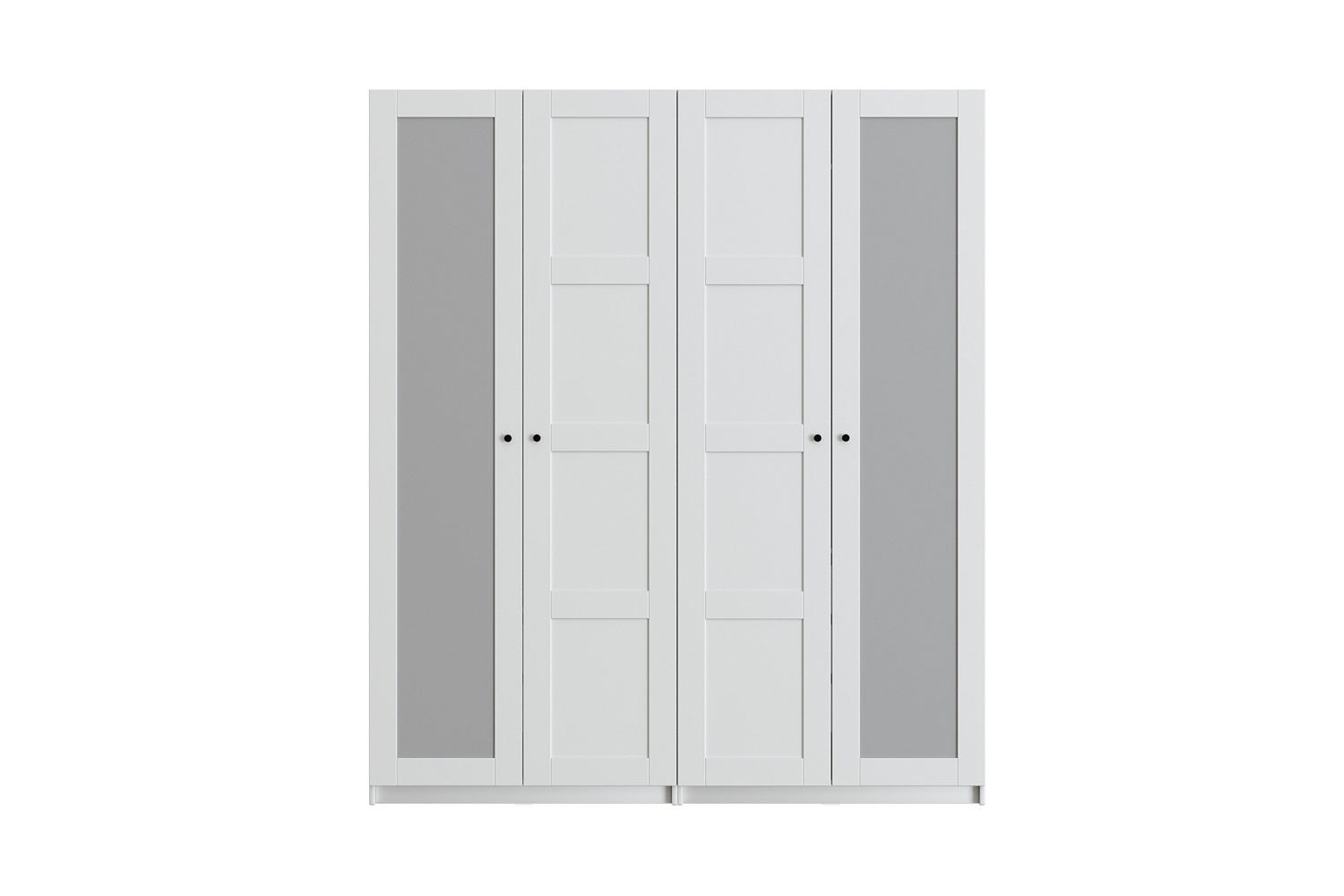 Гардеробная прямая Макс №4 белая