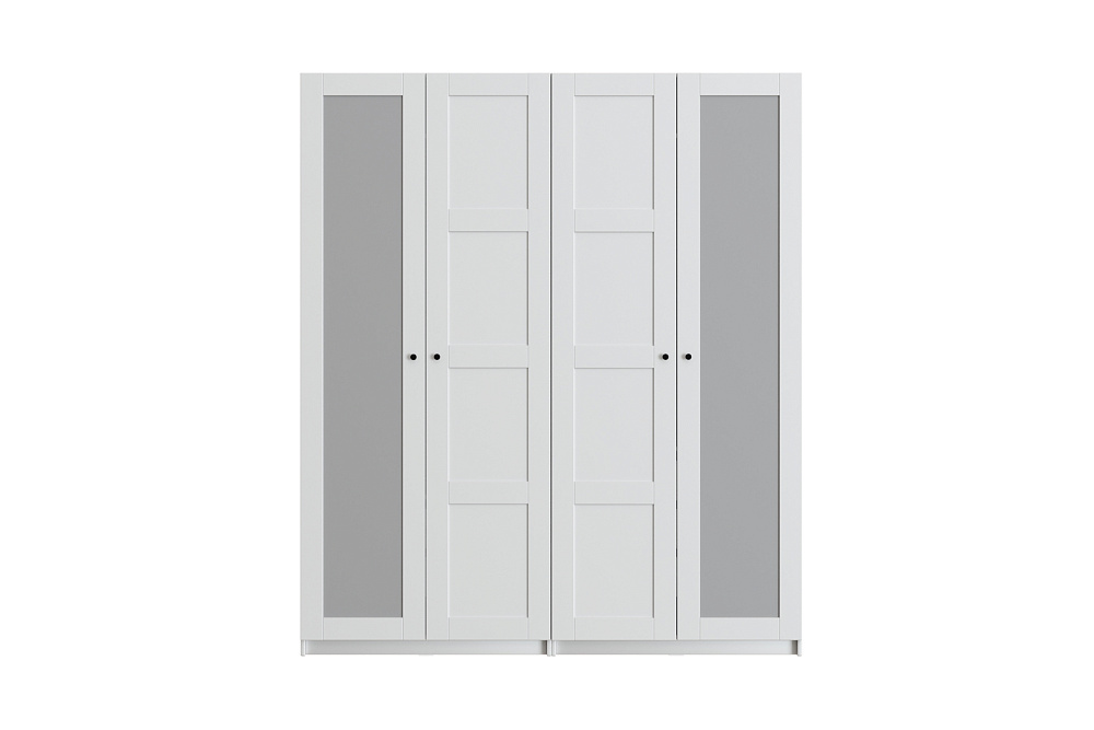 Гардеробная прямая Макс №4 белая