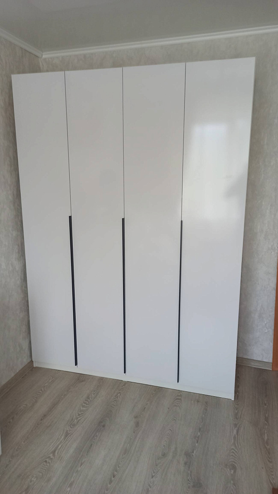 Шкаф 4-х створчатый Тивина графит серый