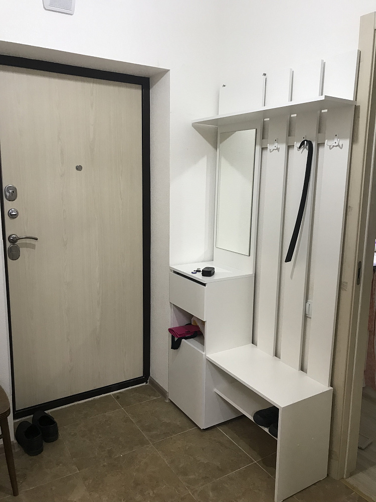 Прихожая Грейс белый текстурный