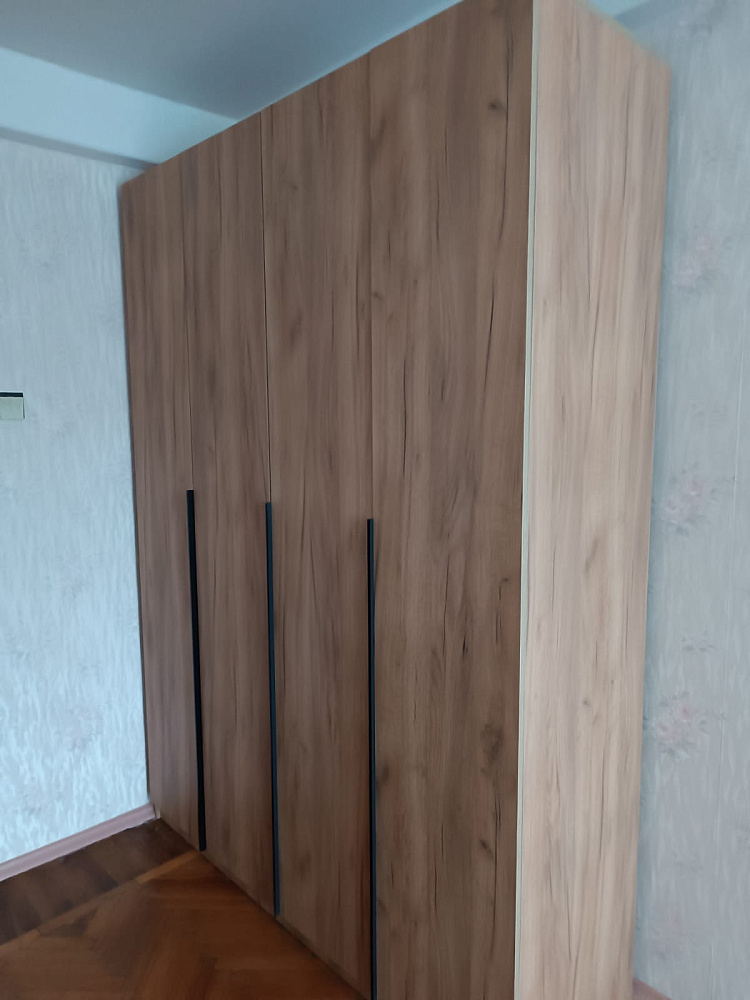 Шкаф 4-х створчатый Тивина графит серый