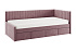 Тахта с ящиками Твикс велюр пудра