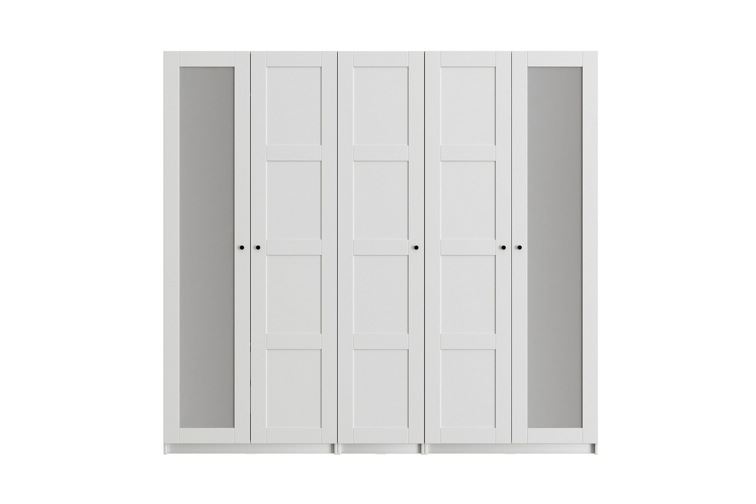 Гардеробная прямая Макс №1 белая 