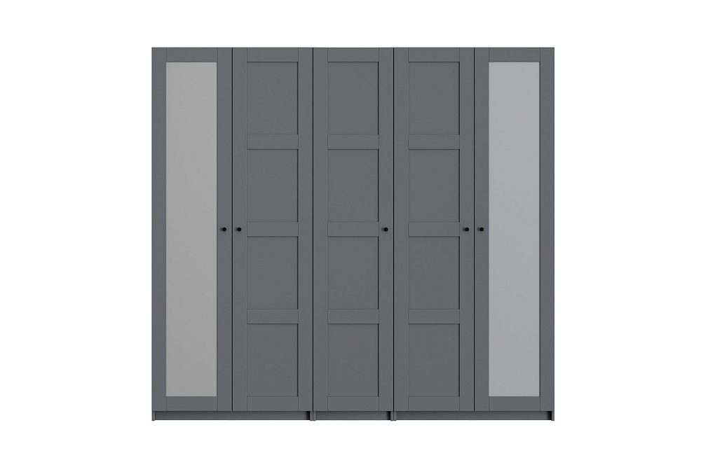 Гардеробная прямая Макс №1 серая