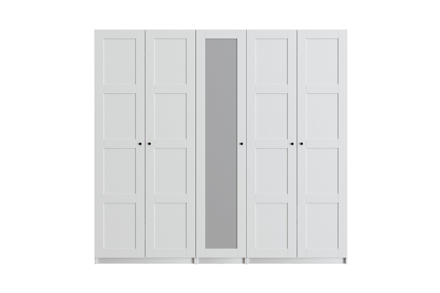 Гардеробная прямая Макс №2 белая