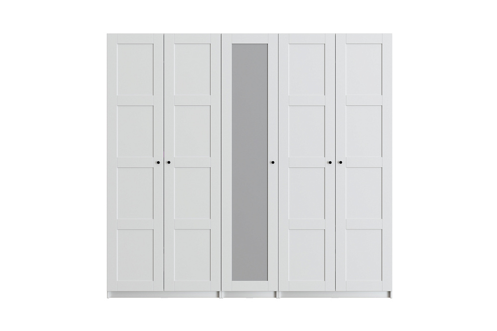 Гардеробная прямая Макс №2 белая